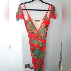 Tropical Bodycon dress